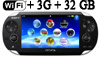 Sony PS Vita Black Wi-Fi + 3G + Карта памяти на 32 GB + Чехол + Пленка + USB кабель