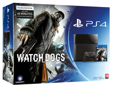 Sony PlayStation 4 + Игра Watch Dogs 