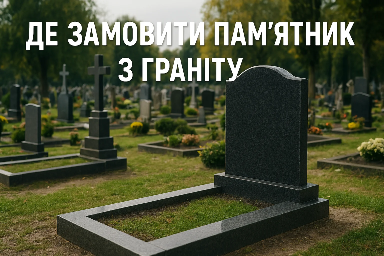 виробництво гранітних памятників